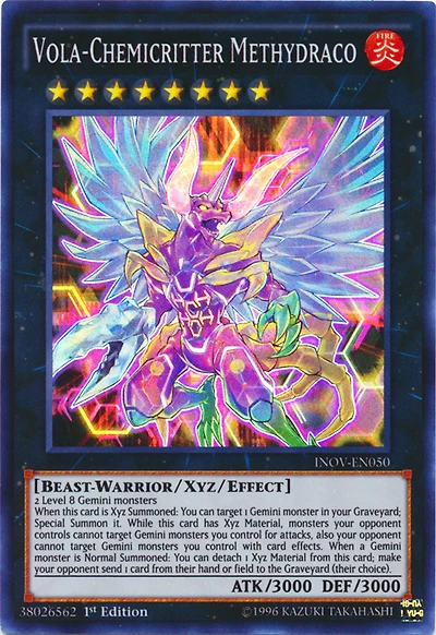 Vola-Chemicritter Methydraco - INOV-EN050 Super Rare 1st Edition