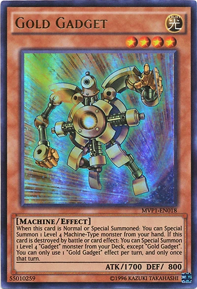 Gold Gadget - MVP1-EN018 - Ultra Rare - Unlimited Edition