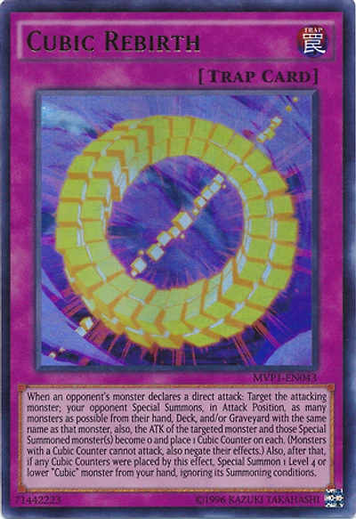 Cubic Rebirth - MVP1-EN043 - Ultra Rare - Unlimited Edition