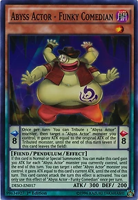 Abyss Actor - Funky Comedian DESO-EN017 Super Rare 1st Edition