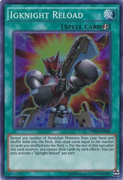 Igknight Reload - OP03-EN008 - Super Rare - Unlimited Edition