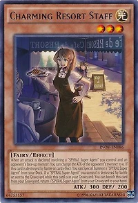 Charming Resort Staff - INOV-EN086 - Rare - Unlimited Edition