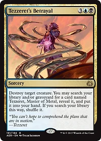 Tezzeret's Betrayal - Planeswalker Deck Exclusive