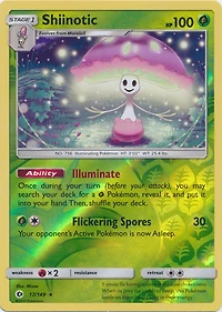 Shiinotic - 17/149 - Holo Rare - Reverse Holo