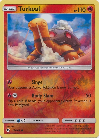 Torkoal - 23/149 Common Reverse Holo