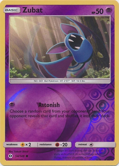Zubat - 54/149 - Common - Reverse Holo