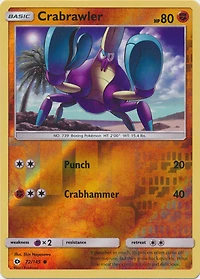 Crabrawler - 72/149 - Common - Reverse Holo
