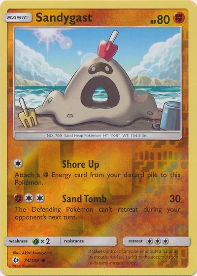 Sandygast - 74/149 - Common - Reverse Holo