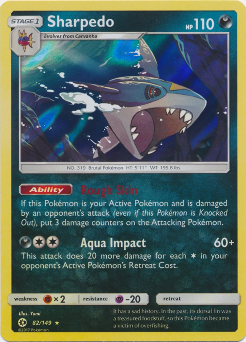 Sharpedo - 82/149 Holo Rare