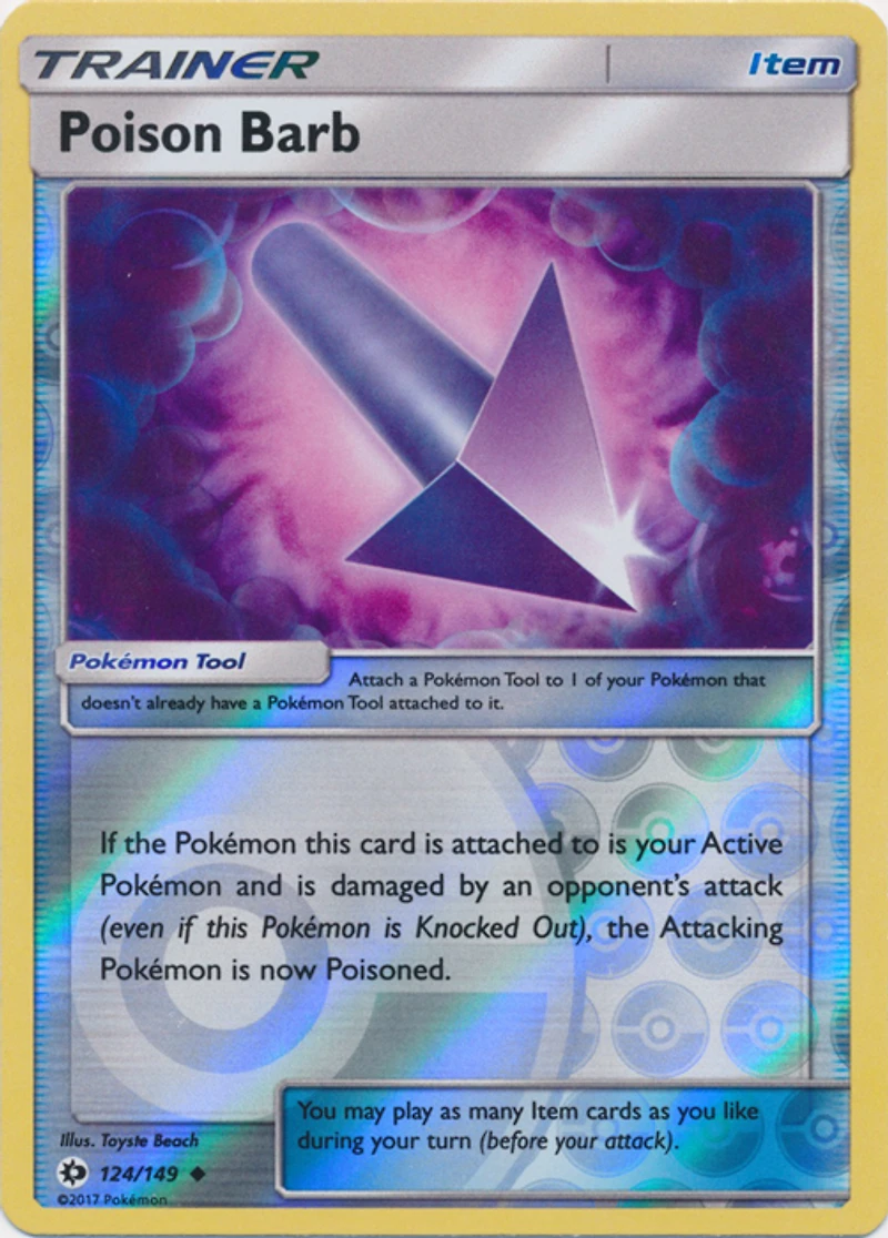 Poison Barb - 124/149 - Uncommon - Reverse Holo