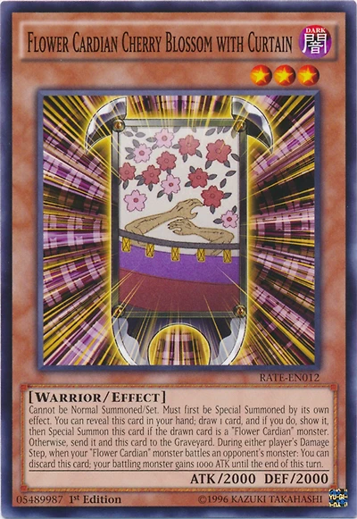 Flower Cardian Cherry Blossom with Curtain - RATE-EN012 - Common - 1st Edition