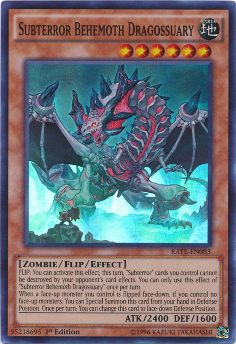 Subterror Behemoth Dragossuary - RATE-EN083 - Super Rare - 1st Edition
