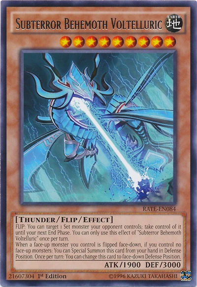 Subterror Behemoth Voltelluric - RATE-EN084 - Rare - 1st Edition