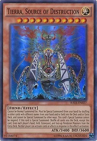 Tierra, Source of Destruction - RATE-EN027 - Super Rare - Unlimited Edition