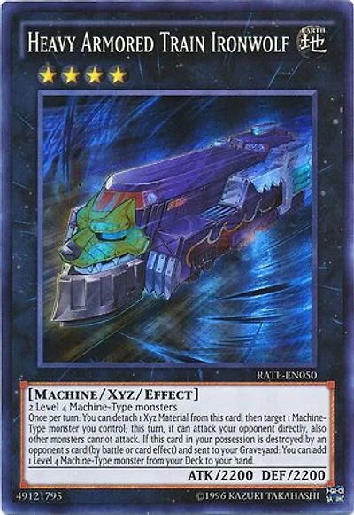 Heavy Armored Train Ironwolf - RATE-EN050 - Super Rare - Unlimited Edition