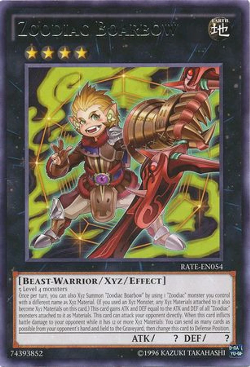 Zoodiac Boarbow - RATE-EN054 Rare Unlimited Edition