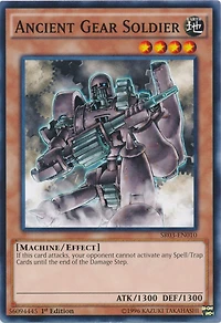 Ancient Gear Soldier - SR03-EN010 - Common - 1st Edition