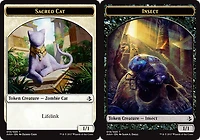 Sacred Cat Token // Insect