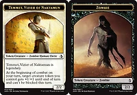 Temmet, Vizier of Naktamun Token // Zombie Token