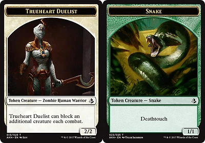 Trueheart Duelist Token // Snake Token
