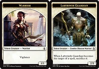 Warrior Token // Labyrinth Guardian