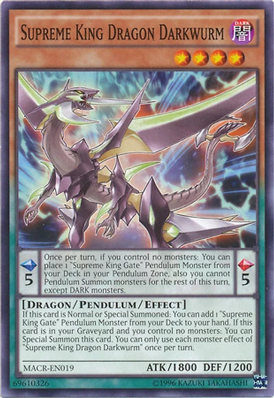 Supreme King Dragon Darkwurm - MACR-EN019 - Common - Unlimited Edition