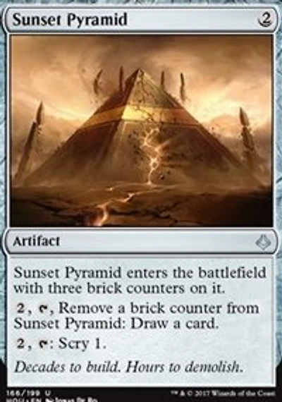 Sunset Pyramid - Foil