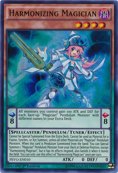 Harmonizing Magician - PEVO-EN010 - Ultra Rare - 1st Edition
