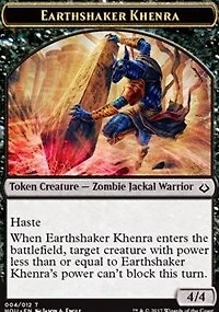 Earthshaker Khenra Token