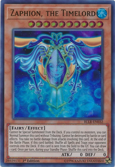Zaphion, the Timelord - BLLR-EN032 - Ultra Rare - 1st Edition