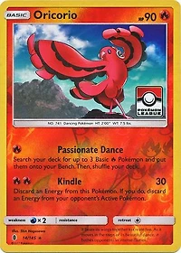 Oricorio - 14/145 - Pokemon League Promo