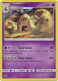 Palossand - 62/147 Holo Rare