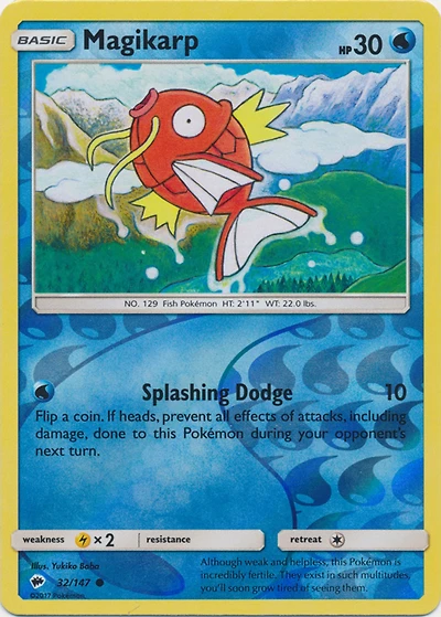 Magikarp - 32/147 - Common - Reverse Holo