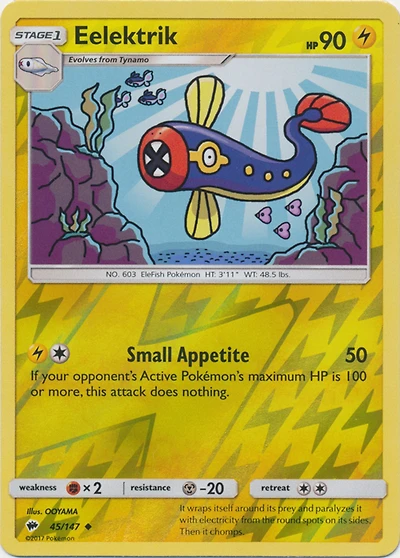 Eelektrik - 45/147 - Uncommon - Reverse Holo