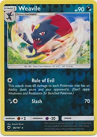 Weavile - 86/147 - Rare - Reverse Holo