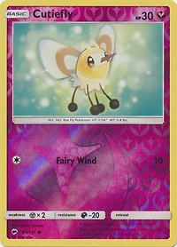 Cutiefly - 95/147 - Common - Reverse Holo