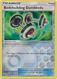 Bodybuilding Dumbbells - 113/147 - Uncommon - Reverse Holo