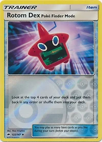 Rotom Dex Pok Finder Mode - 122/147 Uncommon Reverse Holo