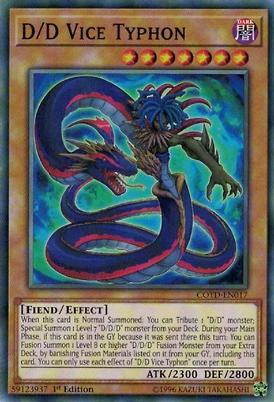 D/D Vice Typhon - COTD-EN017 - Common - 1st Edition