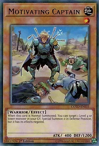 Motivating Captain - COTD-EN031 - Rare - 1st Edition