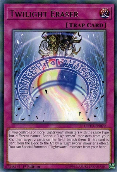 Twilight Eraser - COTD-EN072 - Rare - 1st Edition