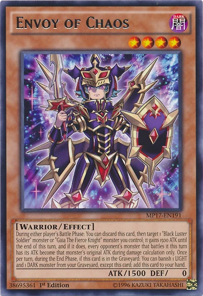 Envoy of Chaos - MP17-EN191 - Rare - 1st Edition