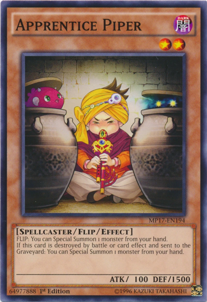 Apprentice Piper - MP17-EN194 - Common - 1st Edition