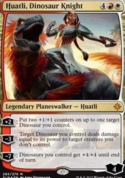Huatli, Dinosaur Knight - Foil - Planeswalker Deck Exclusive