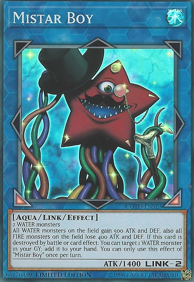 Mistar Boy - COTD-ENSE3 Super Rare Limited Edition