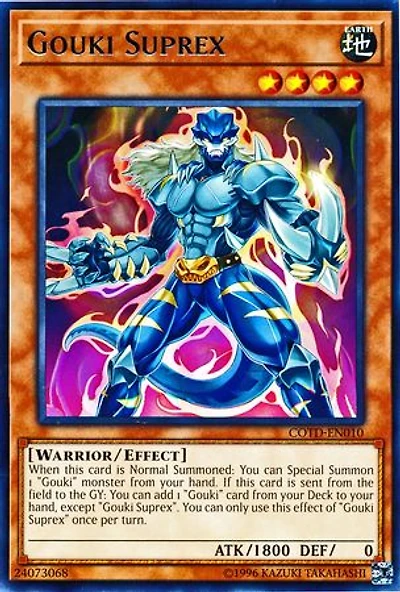 Gouki Suprex - COTD-EN010 - Rare - Unlimited Edition