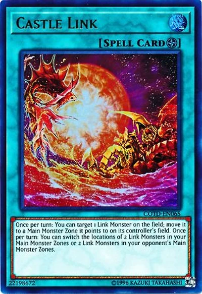 Castle Link - COTD-EN065 - Ultra Rare - Unlimited Edition