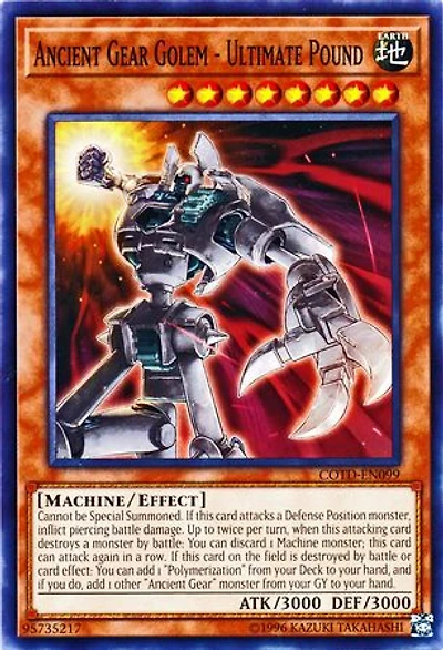 Ancient Gear Golem - Ultimate Pound - COTD-EN099 - Common - Unlimited Edition