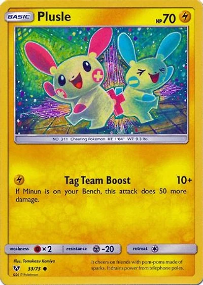 Plusle - 33/73 - Common