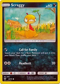 Scraggy - 50/73 - Common